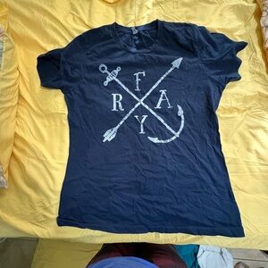 The Fray Navy Graphic T-Shirt Band Concert Tee